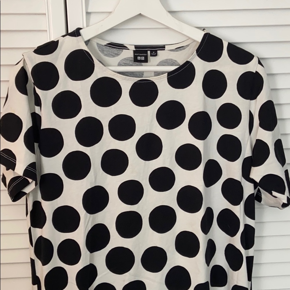 Marimekko x Uniqlo Polkadot T Shirt Dress